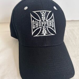 Black and White Hat with Bold Logo Design